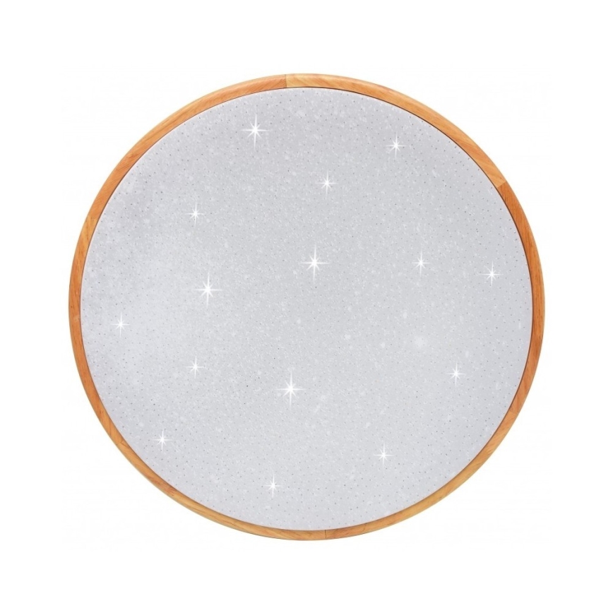 Plafonieră LED dimabilă LENA LED/24W/230V 3000-6500K stejar + telecomandă