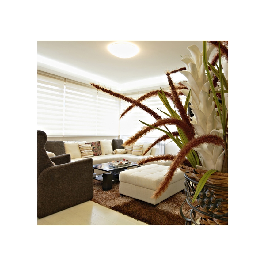 Plafonieră LED dimabilă DIAMANT LED/50W/230V + telecomandă