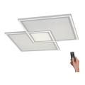 Plafonieră LED dimabilă EDGING LED/51W/230V 2700-5000K Leuchten Direkt 14855-16 + telecomandă