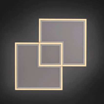 Plafonieră LED dimabilă EDGING LED/51W/230V 2700-5000K Leuchten Direkt 14855-16 + telecomandă