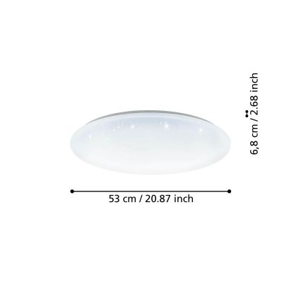Plafonieră LED dimabilă Eglo LED/44,8W/230V 2700-6500K ZigBee