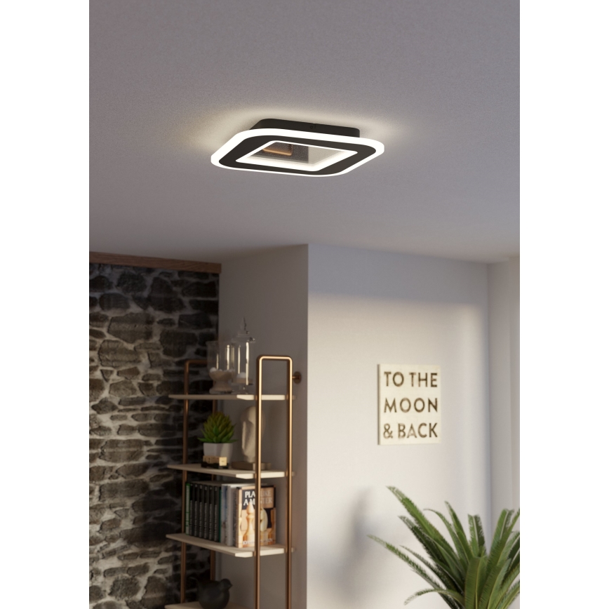 Plafonieră LED dimabilă Eglo LED/20W/230V 2700-6500K negru + telecomandă