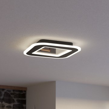 Plafonieră LED dimabilă Eglo LED/20W/230V 2700-6500K negru + telecomandă