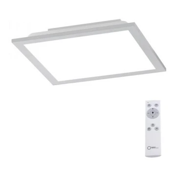 Plafonieră LED dimabilă FLAT LED/20W/230V 2700K-5000K Leuchten Direkt 14754-21 + telecomandă