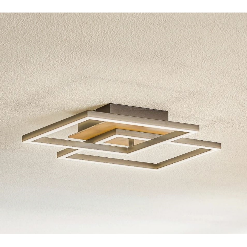 Plafonieră LED dimabilă FRAME 2xLED/11W/230V maro Briloner 3210-014