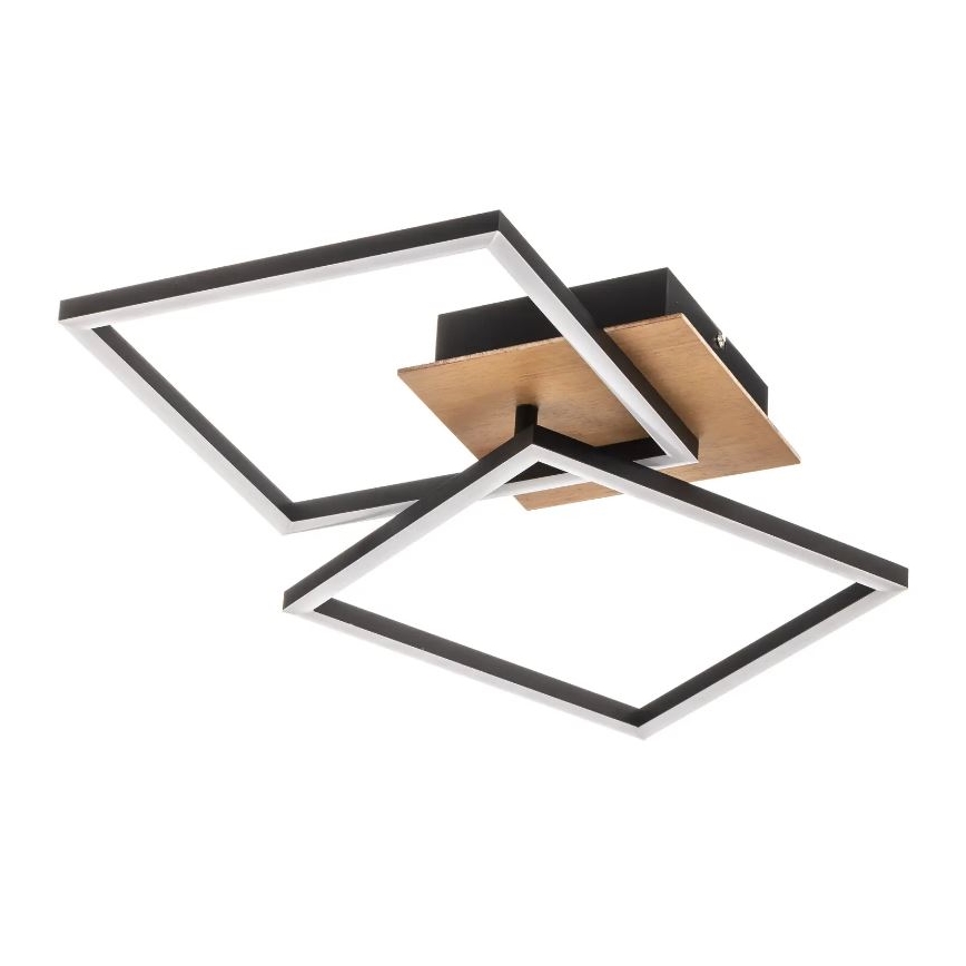 Plafonieră LED dimabilă FRAME 2xLED/11W/230V maro Briloner 3210-014