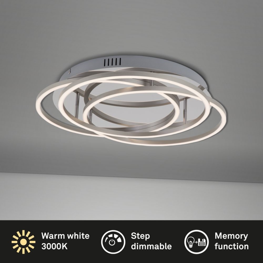 Plafonieră LED dimabilă FRAMES LED/60W/230V crom lucios Briloner