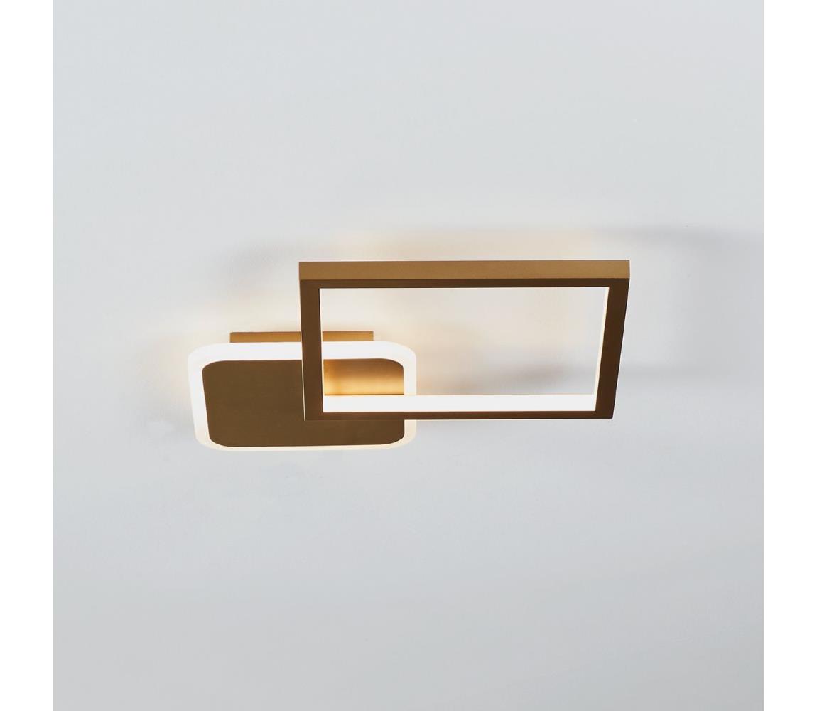 Plafonieră LED dimabilă GAFARES LED/15W/230V aurie Eglo 900424 + telecomandă