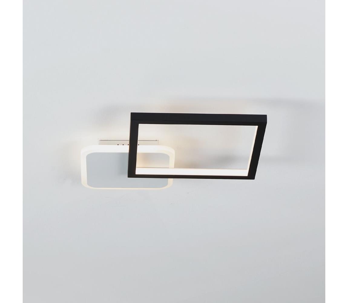 Plafonieră LED dimabilă GAFARES LED/15W/230V neagră Eglo 900422 + telecomandă