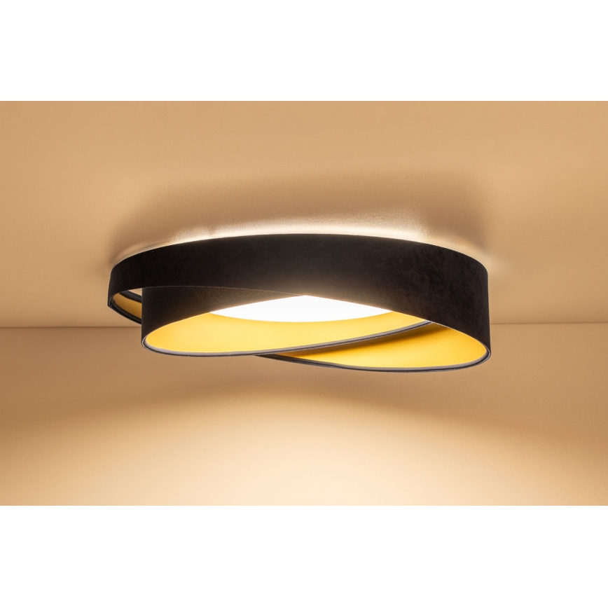 Plafonieră LED dimabilă SMART GALAXY MODERN LED/24W/230V 3000-6500K Ø 55 cm albastru/auriu + telecomandă