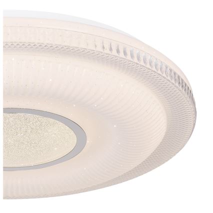 Plafonieră LED dimabilă Globo LED/30W/230V 3000-6500K d. 50 cm white Wi-Fi Tuya + telecomandă