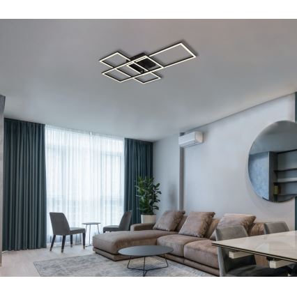 Plafonieră LED dimabilă Globo LED/40W/230V 2700-6500K 51x74 cm Wi-Fi Tuya + telecomandă