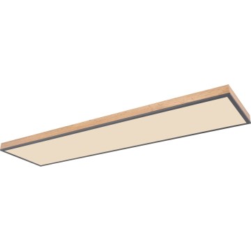 Plafonieră LED dimabilă Globo LED/36W/230V 2700-6500K maro/gri + telecomandă