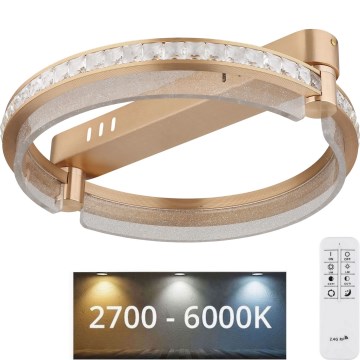 Plafonieră LED dimabilă Globo LED/36W/230V + telecomandă