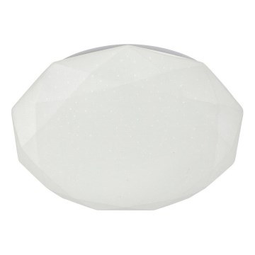 Plafonieră LED dimabilă HEX, 72 W, 230 V, 3000–6000 K, diametru 50 cm, albă + telecomandă inclusă