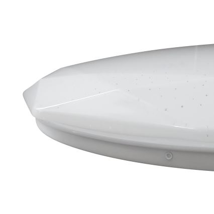 Plafonieră LED dimabilă HEX, 72 W, 230 V, 3000–6000 K, diametru 50 cm, albă + telecomandă inclusă
