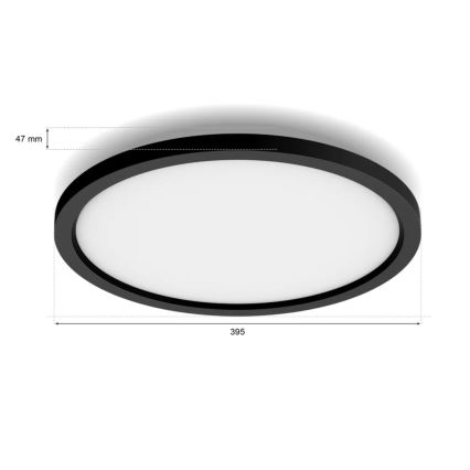 Plafonieră LED dimabilă Hue AURELLE LED/24,5W/230V Philips + telecomandă