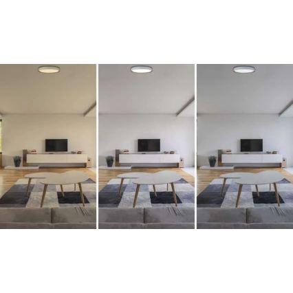 Plafonieră LED dimabilă ILVI LED/30W/230V 2700-6500K Ø 40 cm alb/bej + telecomandă