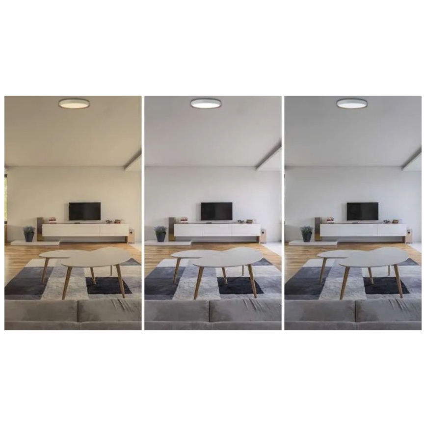 Plafonieră LED dimabilă ILVI LED/30W/230V 2700-6500K Ø 40 cm alb/bej + telecomandă