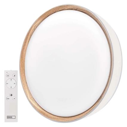 Plafonieră LED dimabilă ILVI LED/30W/230V 2700-6500K Ø 40 cm alb/bej + telecomandă