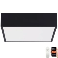 Plafonieră LED dimabilă Immax NEO 07237L CANTO LED/22W/230V negru Tuya + telecomandă
