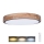 Plafonieră LED dimabilă IRON OAK, 48 W, 230 V, 3000–6500K, stejar, Ø 40 cm + telecomandă