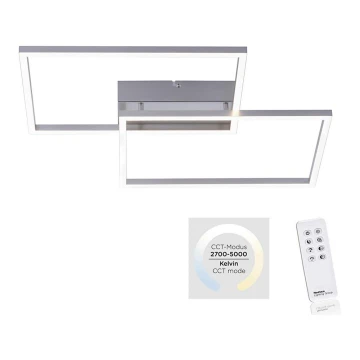 Plafonieră LED dimabilă IVEN 2xLED/20W/230V Leuchten Direkt 14017-55 + telecomandă