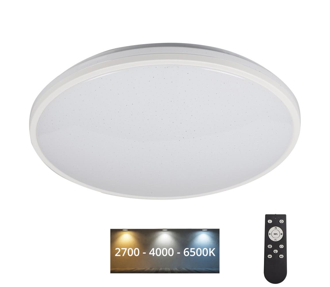 Plafonieră LED dimabilă  37331 ARVOS LED/37W/230V alb + telecomandă
