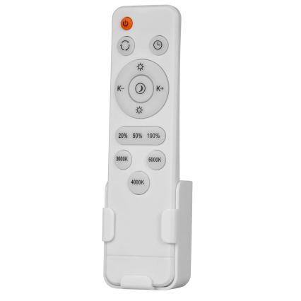 Plafonieră LED dimabilă KERN, LED/100W/230V, 3000/4000/6000K, Ø 100 cm, negru, cu telecomandă