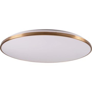 Plafonieră LED dimabilă KERN LED/100W/230V 3000/4000/6000K Ø 100 cm aurie + telecomandă