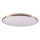 Plafonieră LED dimabilă KERN LED/100W/230V 3000/4000/6000K Ø 100 cm aurie + telecomandă