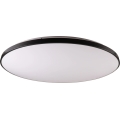 Plafonieră LED dimabilă KERN, LED/100W/230V, 3000/4000/6000K, Ø 100 cm, negru, cu telecomandă