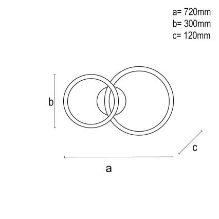 Plafonieră LED dimabilă LED/110W/230V 3000-6500K + telecomandă