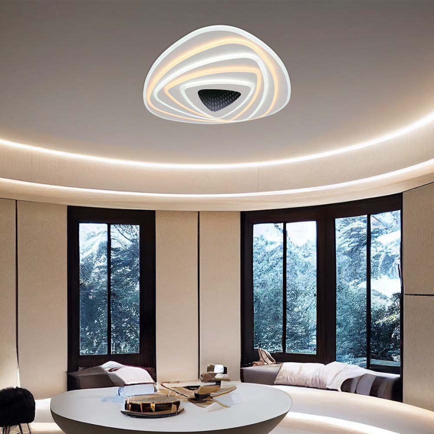 Plafonieră LED dimabilă LED/120W/230V 3000-6500K + telecomandă