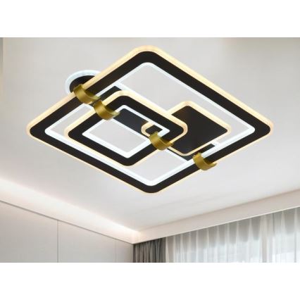 Plafonieră LED dimabilă LED/140W/230V 3000-6500K + telecomandă