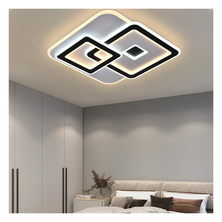 Plafonieră LED dimabilă LED/145W/230V 3000-6500K + telecomandă