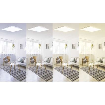 Plafonieră LED dimabilă LED/24W/230V 2700K-6500K dreptunghiulară + telecomandă