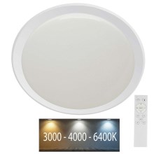 Plafonieră LED dimabilă LED/40W/230V 3000K/4000K/6500K + telecomandă