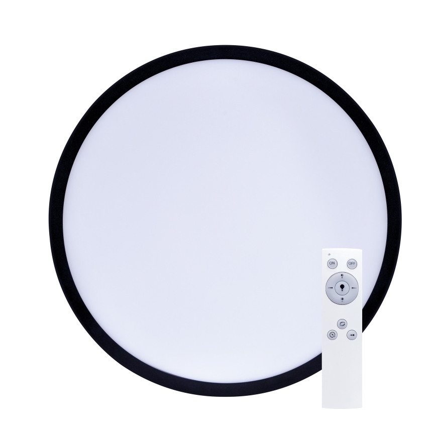 Plafonieră LED dimabilă LED/40W/230V 3000-6500K lemn + telecomandă