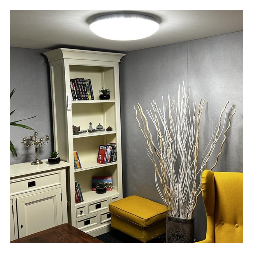 Plafonieră LED dimabilă LED/48W/230V 2700-6500K Wi-Fi Tuya + telecomandă