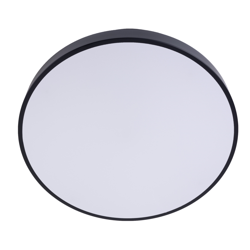 Plafonieră LED dimabilă LED/50W/230V 3000-6500K d. 50 cm negru + telecomandă