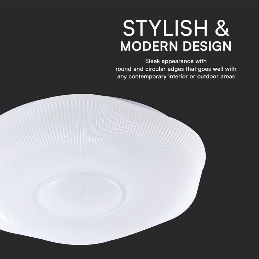 Plafonieră LED dimabilă LED/60W/230V 3000-6500K 50 cm alb + telecomandă