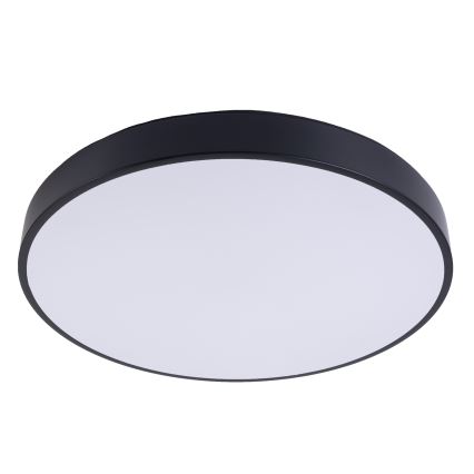 Plafonieră LED dimabilă LED/60W/230V 3000-6500K d. 60 cm negru + telecomandă