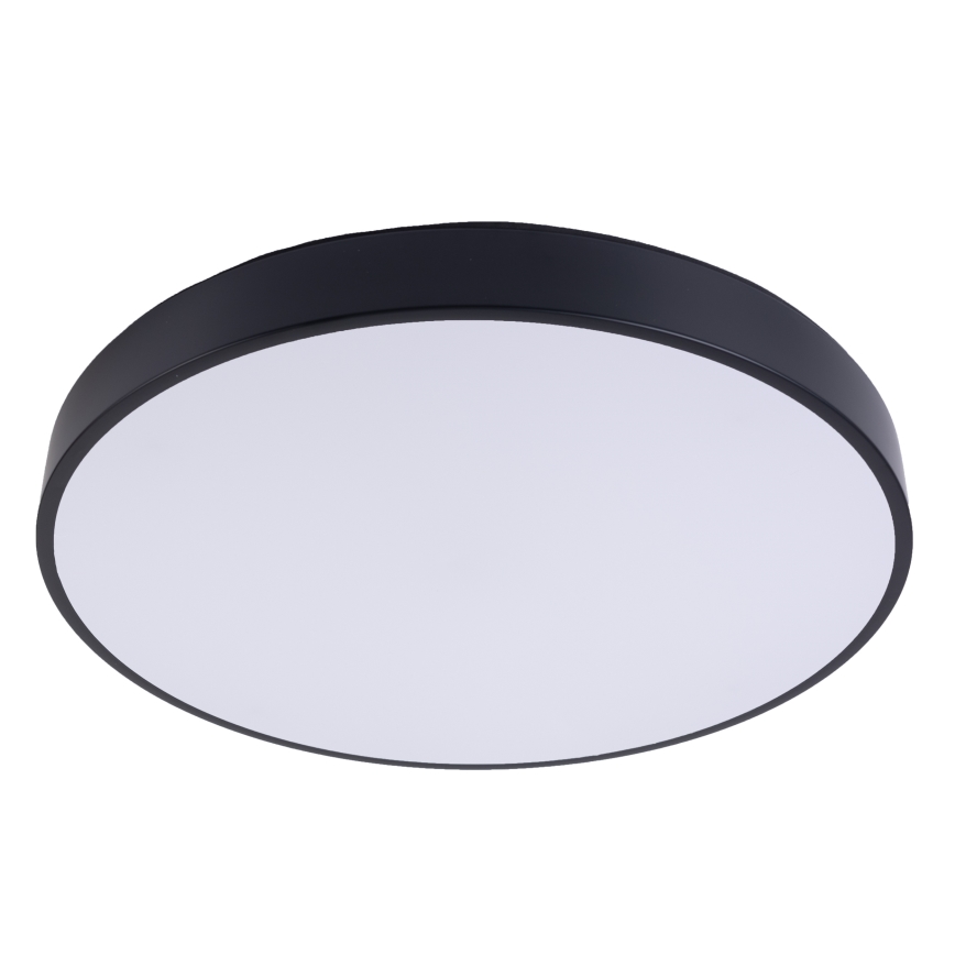 Plafonieră LED dimabilă LED/60W/230V 3000-6500K d. 60 cm negru + telecomandă