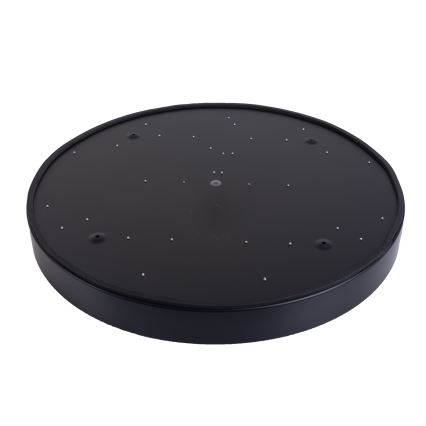Plafonieră LED dimabilă LED/60W/230V 3000-6500K d. 60 cm negru + telecomandă