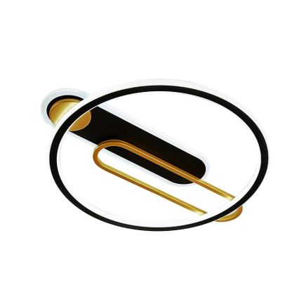 Plafonieră LED dimabilă LED/60W/230V 3000-6500K negru + telecomandă