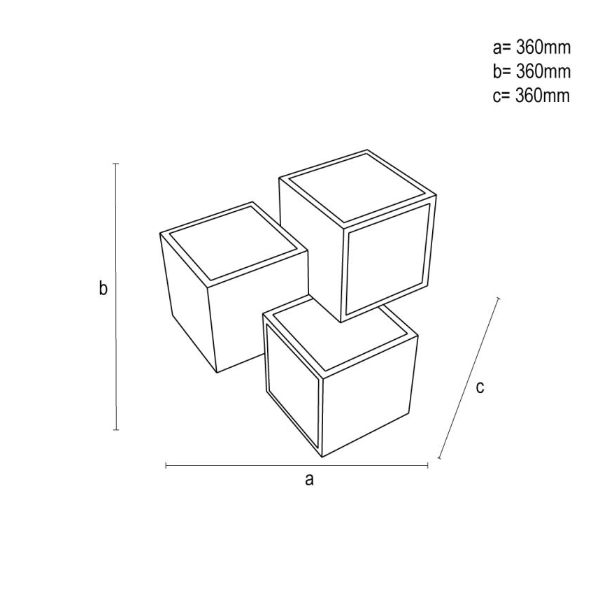 Plafonieră LED dimabilă LED/60W/230V 3000-6500K + telecomandă