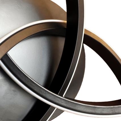 Plafonieră LED dimabilă LED/70W/230V 3000-6500K negru + telecomandă