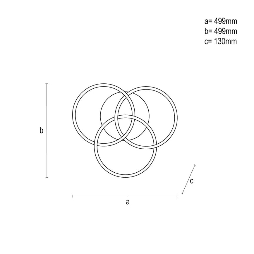 Plafonieră LED dimabilă LED/70W/230V 3000-6500K negru + telecomandă