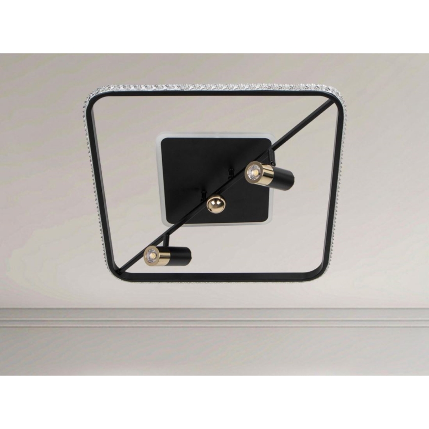 Plafonieră LED dimabilă LED/70W/230V 3000-6500K negru + telecomandă